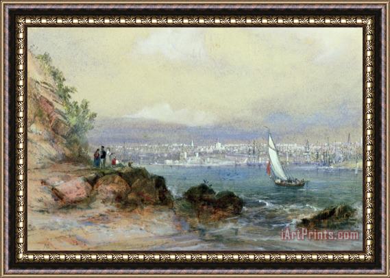 Conrad Martens View of Sydney Harbour Framed Print
