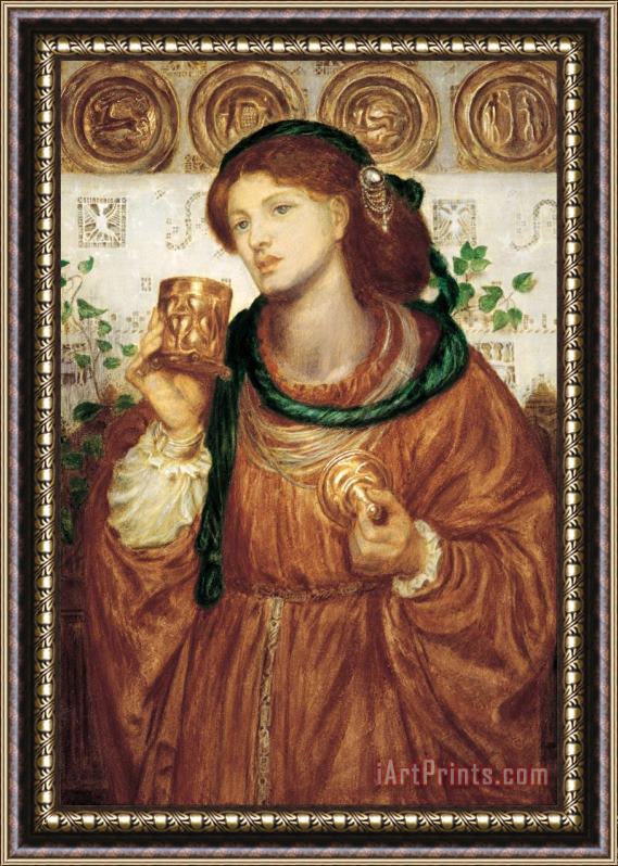 Dante Gabriel Rossetti The Loving Cup Framed Painting