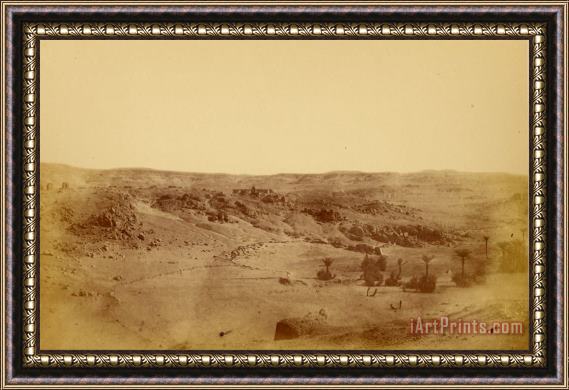 Despoineta (overview of The Ruins of Fostat, Near Cairo) Framed Print