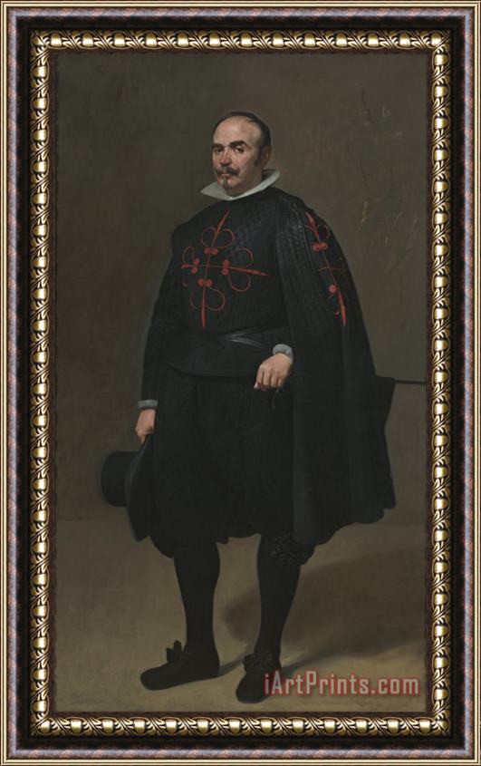 Diego Velazquez Portrait of Don Pedro De Barberana Framed Painting
