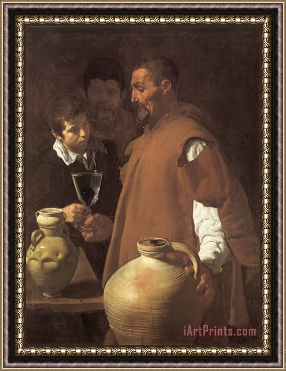 Diego Velazquez The Waterseller of Seville 1623 Framed Painting