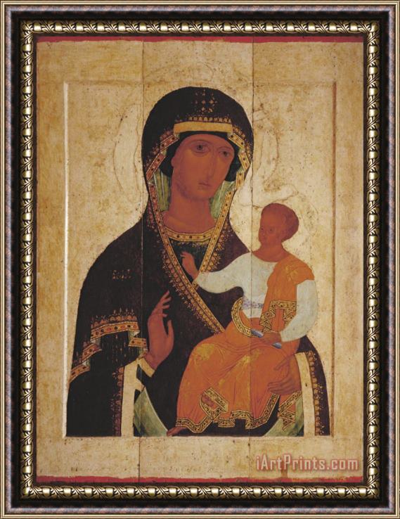Dionysius And Workshop The Mother of God Hodigitria Framed Print