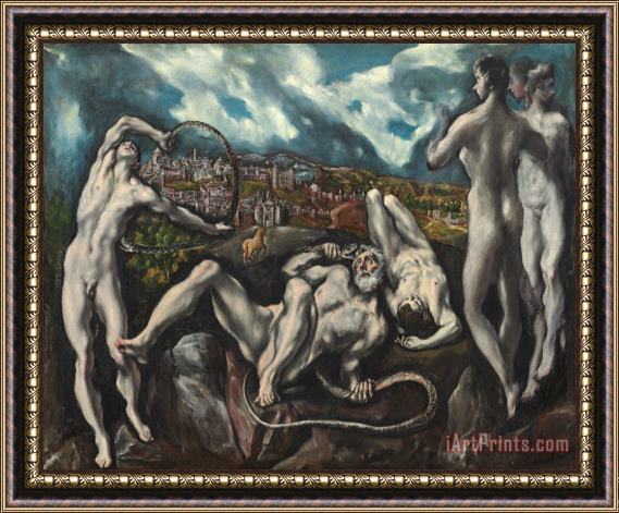 Domenico Theotocopuli El Greco Laocoon Framed Print