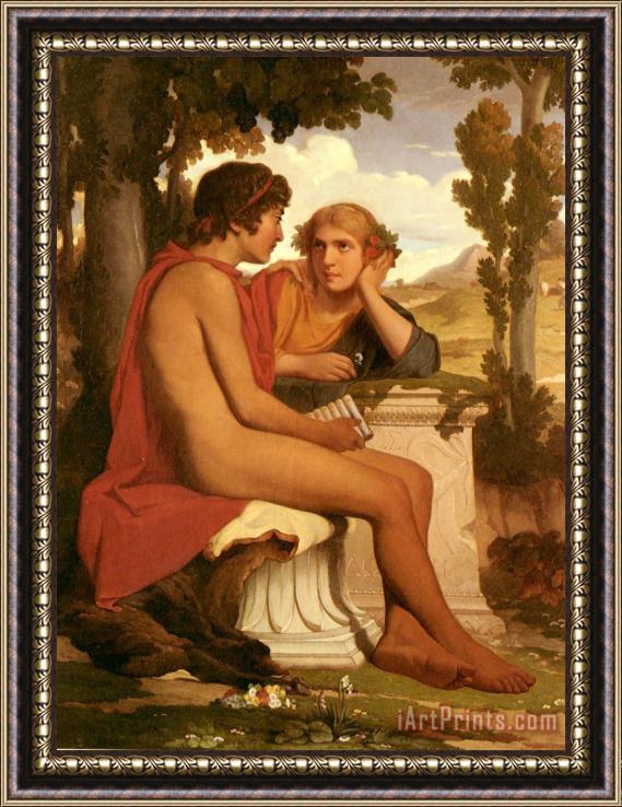 Dominique Louis Papety Daphnis And Cloe Framed Print