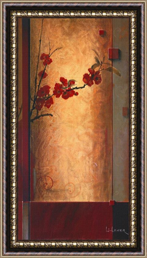 don li leger Blossom Tapestry II Framed Painting