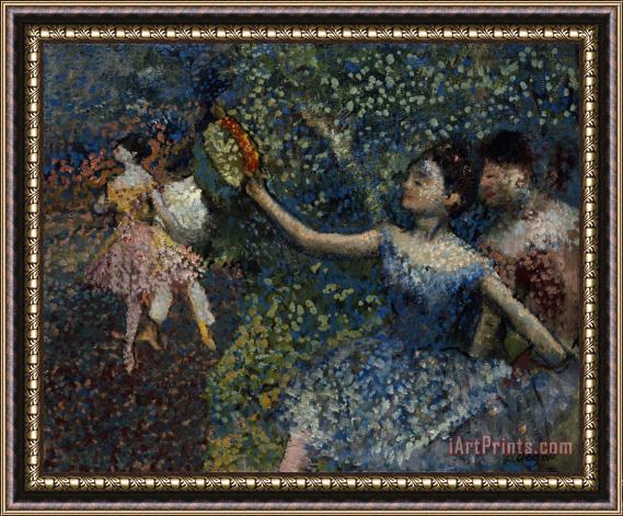 Edgar Degas Dancer with a Tambourine Framed Painting