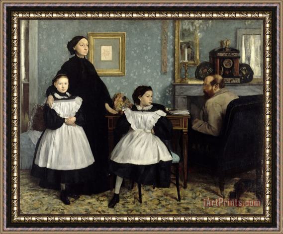 Edgar Degas The Bellelli Family Framed Print