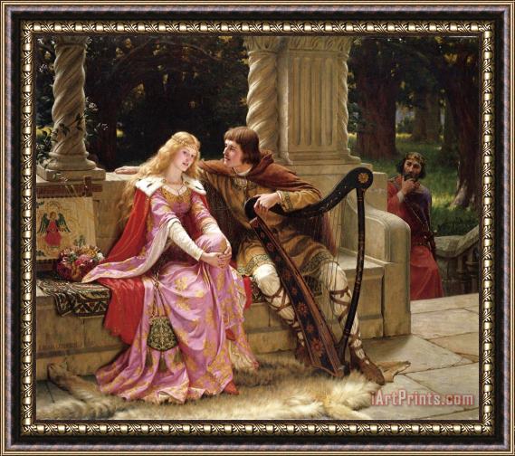 Edmund Blair Leighton The End of The Song Framed Painting
