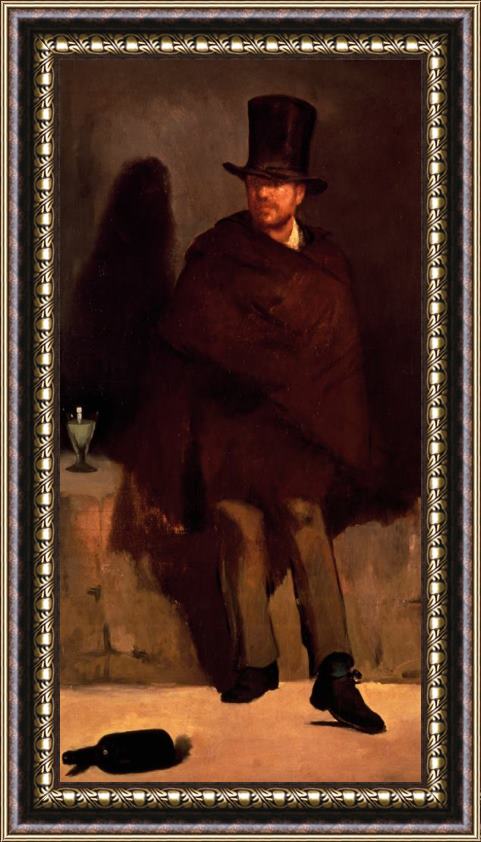 Edouard Manet Absinthe Drinker Framed Painting
