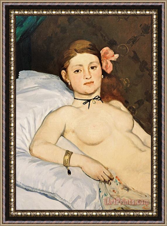 Edouard Manet Olympia Framed Painting