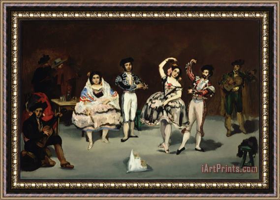 Edouard Manet Spanish Ballet Framed Painting
