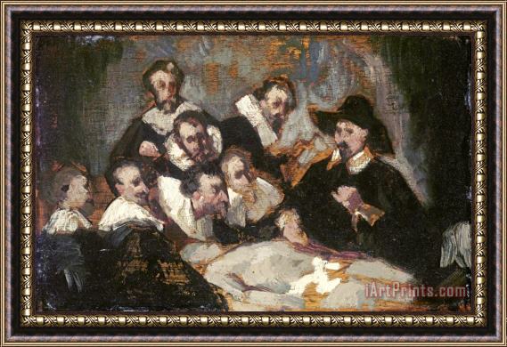 Edouard Manet The Anatomy Lesson Framed Painting