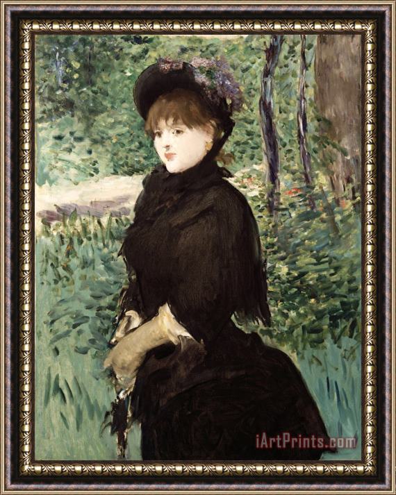 Edouard Manet The Walk Framed Painting