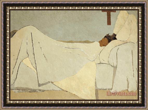 Edouard Vuillard In Bed Framed Print