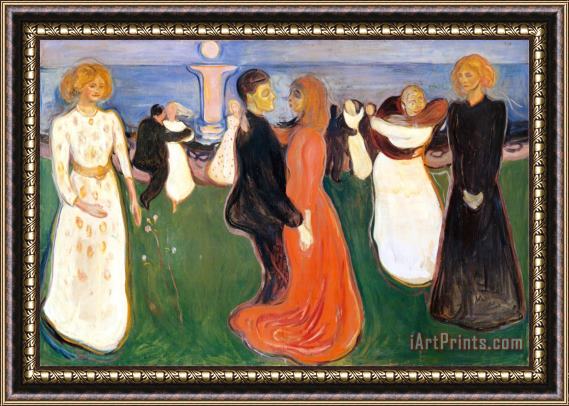 Edvard Munch Dance of Life 1900 Framed Print