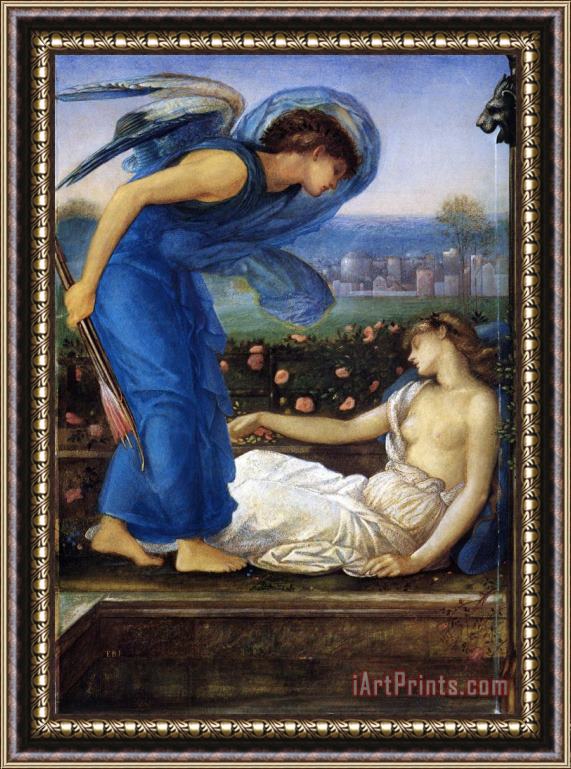 Edward Burne Jones Cupid Finding Psyche Framed Painting
