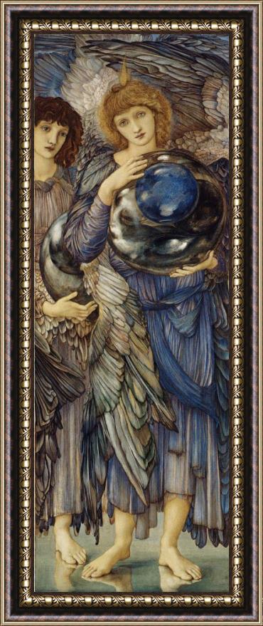Edward Burne Jones The Days of Creation The Second Day Framed Painting