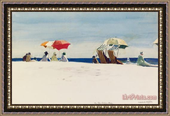 Edward Hopper Gloucester Beach Framed Painting