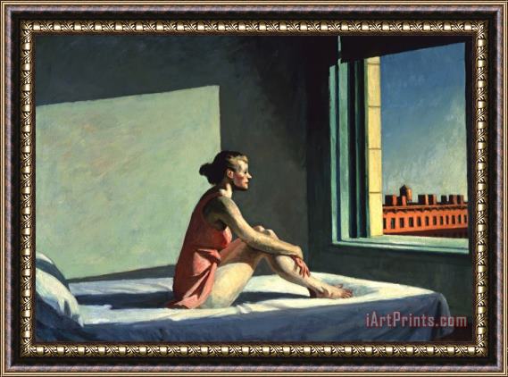 Edward Hopper Morning Sun Framed Print