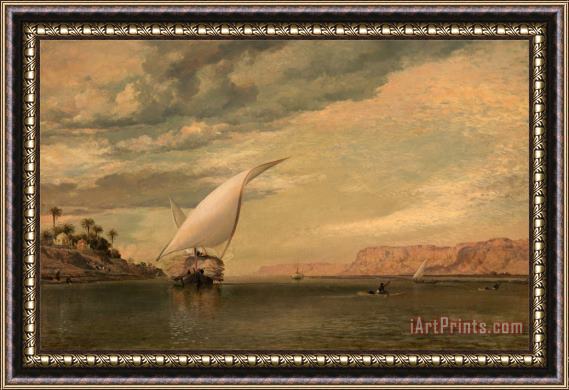 Edward William Cooke On The Nile Framed Painting