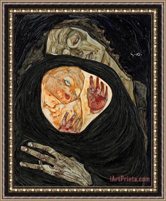 Egon Schiele Dead Mother I Framed Painting
