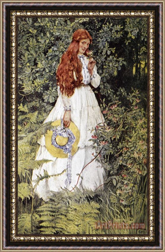 Eleanor Fortescue Brickdale Is She Not Pure Gold, My Mistress Framed Print