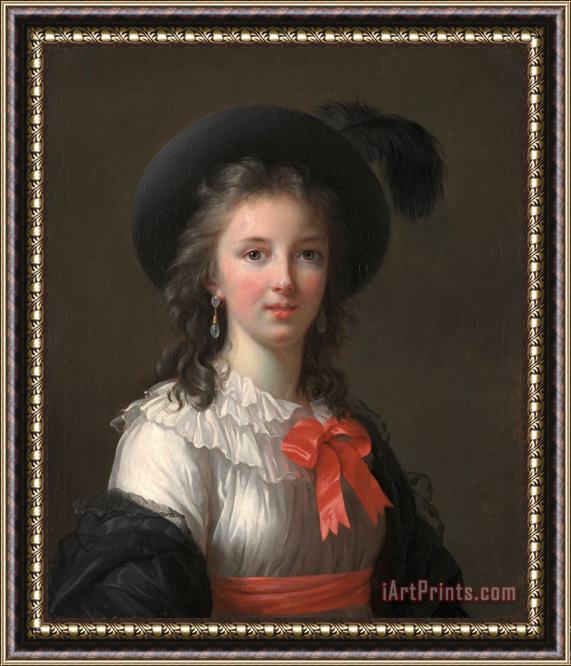Elisabeth Louise Vigee Lebrun Self Portrait Framed Painting