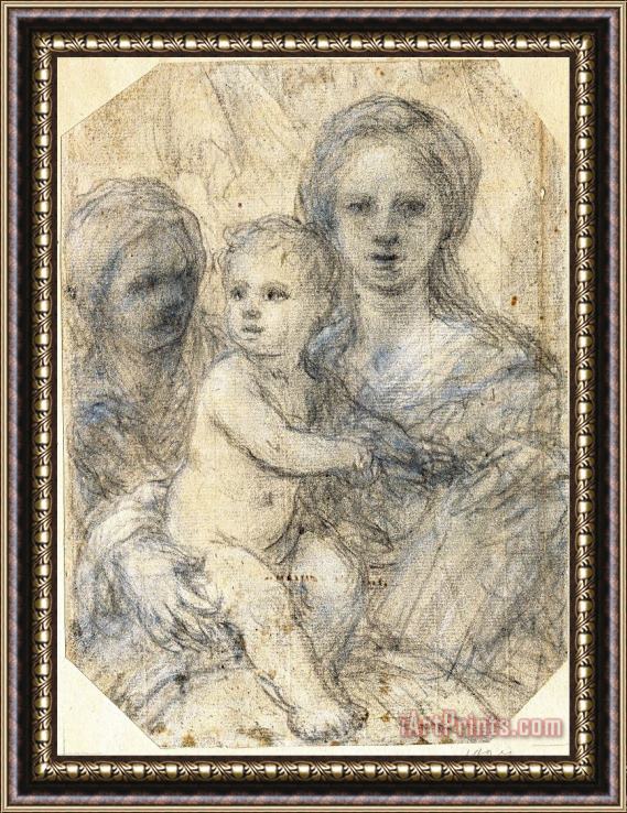 Elisabetta Sirani Madonna And Child Framed Print