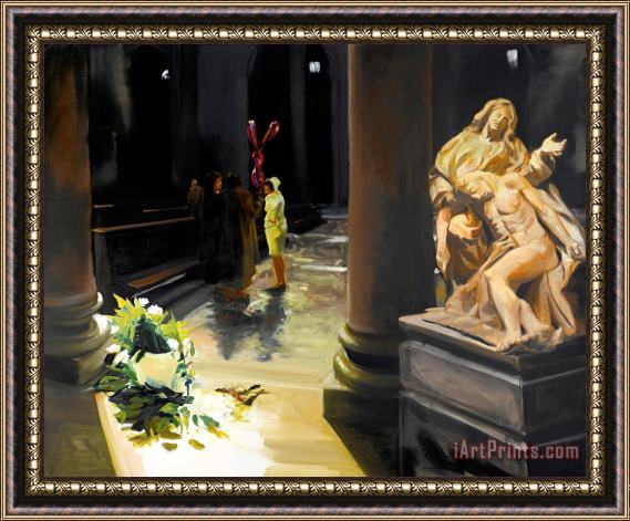Eric Fischl If The Dead Had Ears Framed Painting