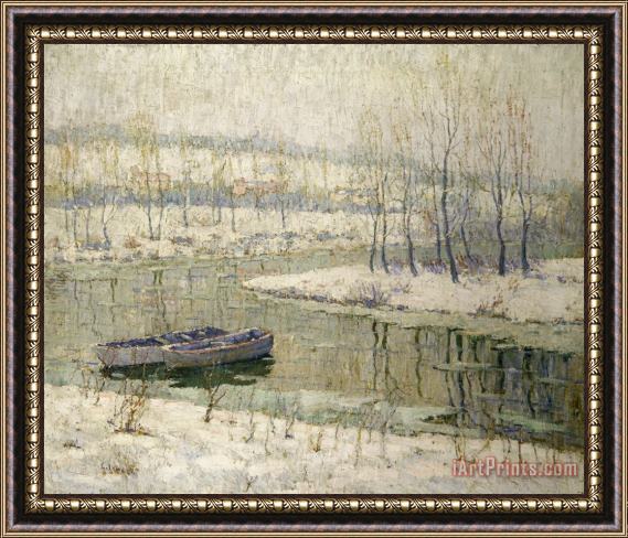 Ernest Lawson Spring Thaw Framed Painting