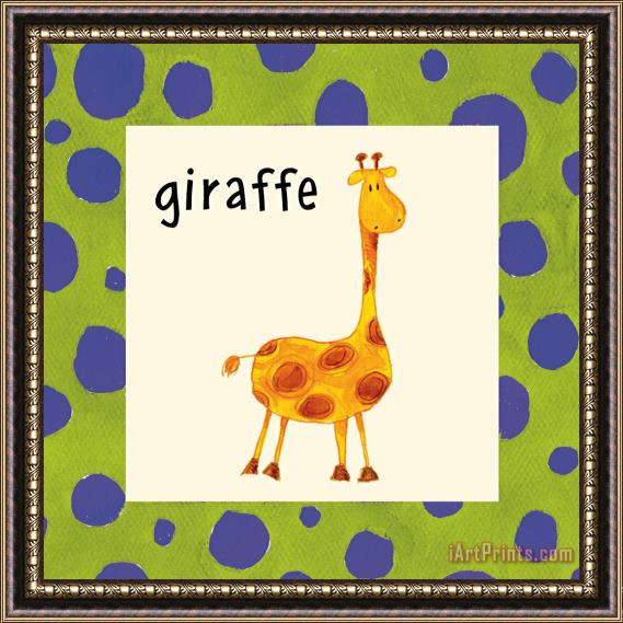 Esteban Studio Giraffe Framed Painting