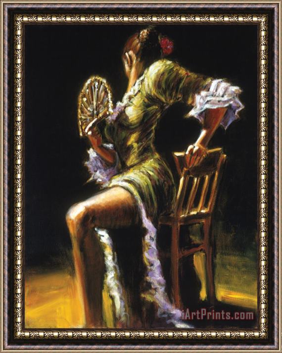 Fabian Perez Flamenco Dancer II Framed Painting