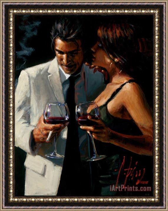 Fabian Perez The Proposal XII Framed Painting