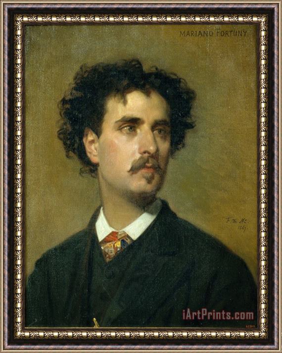 Federico de Madrazo Portrait of Maria Fortuny Framed Print