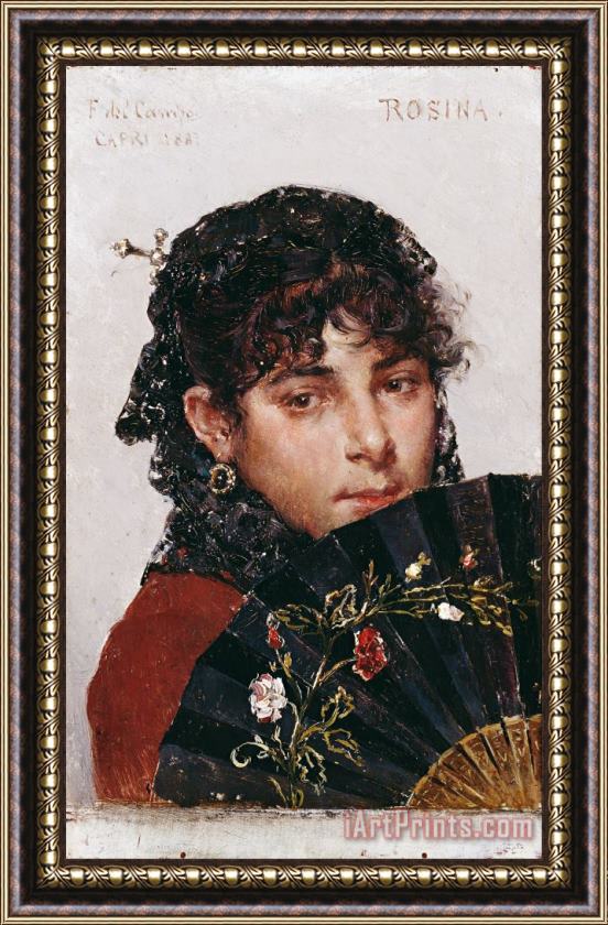 Federico Del Campo Rosina Framed Painting