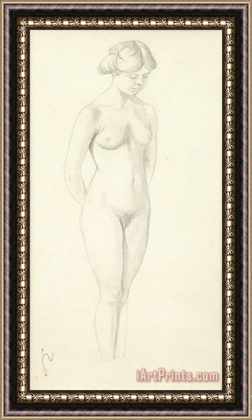 Felix Vallotton Nude Framed Print
