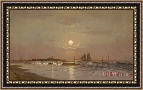 Francis Augustus Silva Ten Pound Island, Gloucester Framed Painting