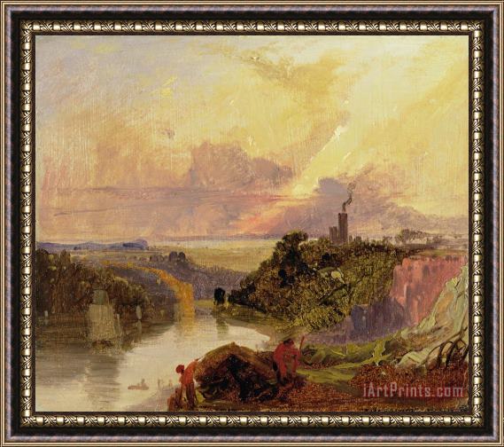 Francis Danby The Avon Gorge at Sunset Framed Painting