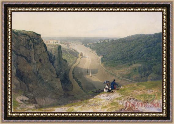 Francis Danby The Avon Gorge - looking over Clifton Framed Painting
