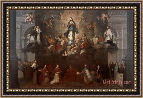 Francisco Antonio Vallejo Glorification of The Immaculate Conception Framed Print