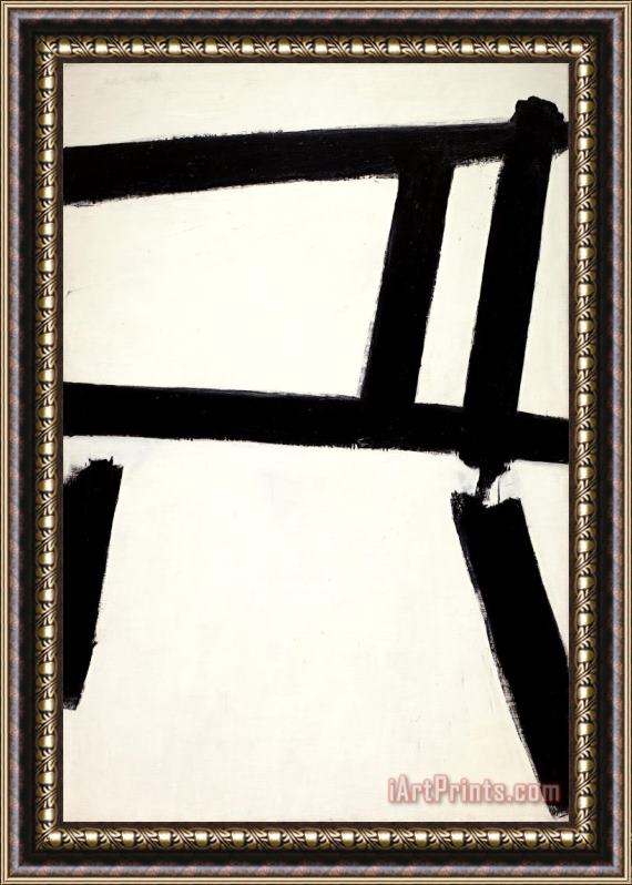 Franz Kline White Forms Framed Painting