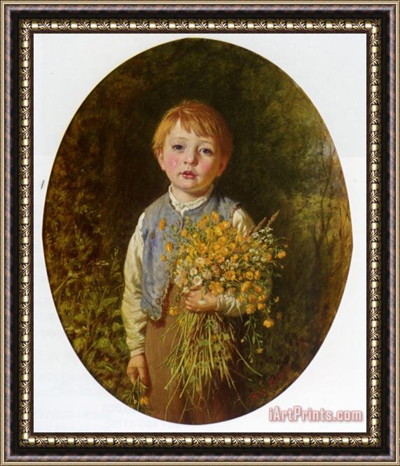 Frederick Morgan The Flower Gatherer Framed Painting