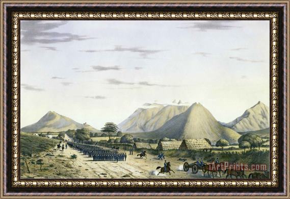 Frederick Swinton Heights of Monterey, From The Saltillo Road Looking Towards The City, (from The West,) (worth's Divi... Framed Painting