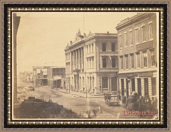 G. R. Fardon Merchant's Exchange, on Battery Street Framed Print
