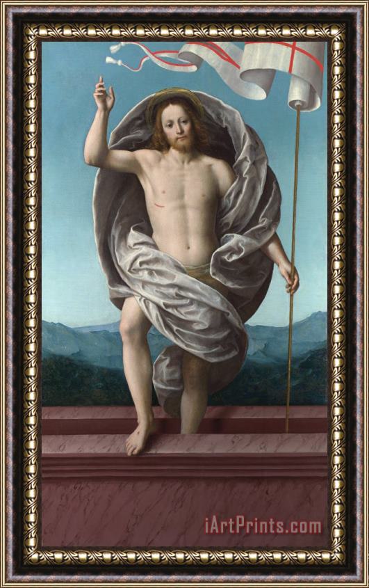 Gaudenzio Ferrari Christ Rising From The Tomb Framed Print