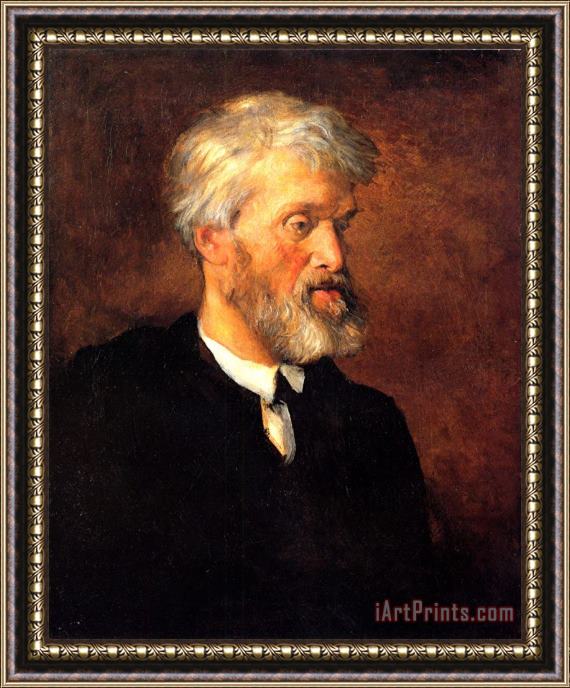 George Frederick Watts Portrait of Thomas Carlyle Framed Print