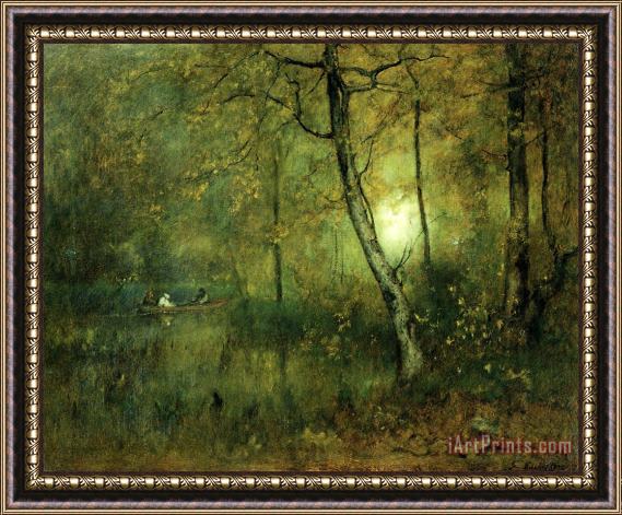 George Inness Pool in The Woods Framed Painting