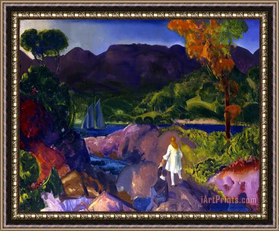 George Wesley Bellows Romance of Autumn Framed Painting