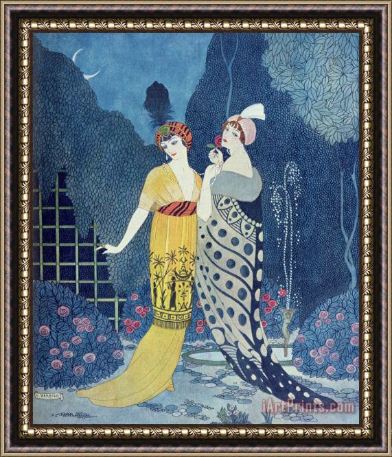 Georges Barbier Les Modes Framed Painting