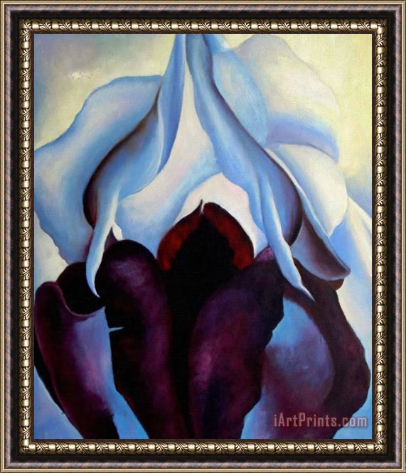 Georgia O'keeffe Flower of Life Framed Painting